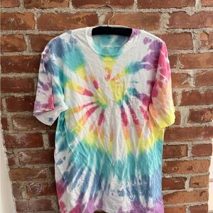 Colorful Tie-Dye T-Shirt Ivory Ella